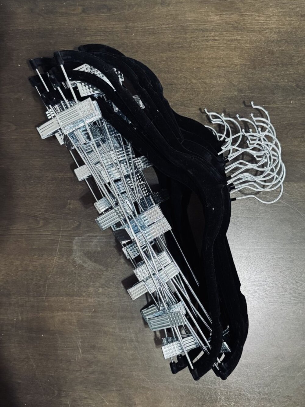 Velvet Skirt-Pant Hangers, Set of 20
